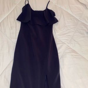 Revolve Navy below the knee Dress